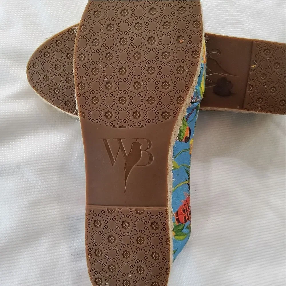Wisdom Bird Tropical Luxury Women's Tienda Espadrilles Size 38/7,5